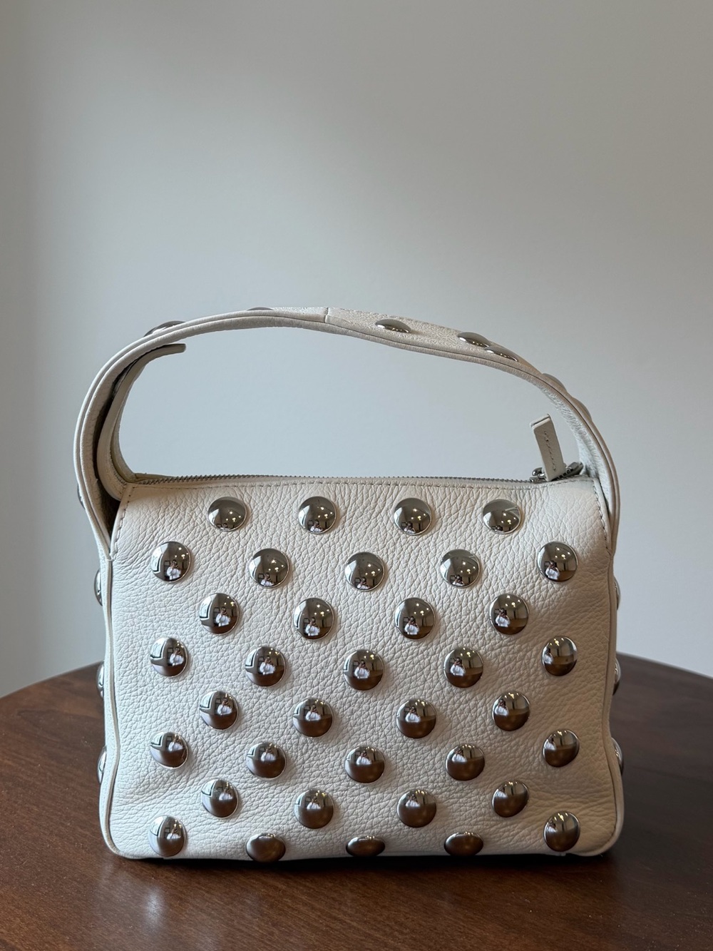 Khaite Elena Small Leather Studded Bag - Like New